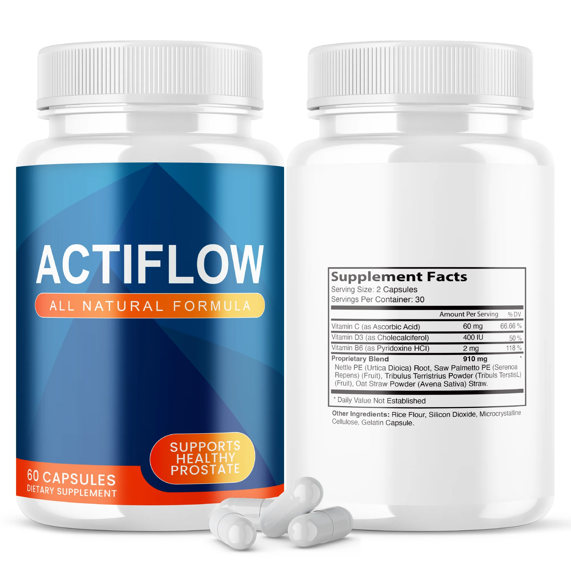 Actiflow Capsules (60 Capsules) 2 Actiflow
